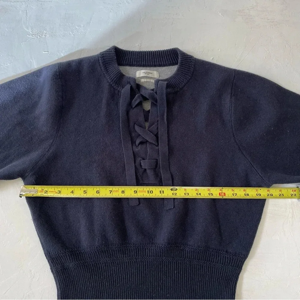 Isabel Marant Etoile Dark Midnight Kaylyn Sweater Size 42 - Picture 5 of 9